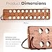 Savina Embroidery Floss Organizer, 20-Hole Cross Stitch Thread Holder Storage Tool, Accessory for Cotton Thread Craft DIY Sewing Storage.
