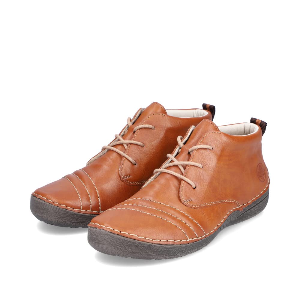 Rieker Damen Bequemschuhe 52532, Frauen Schnürhalbschuhe