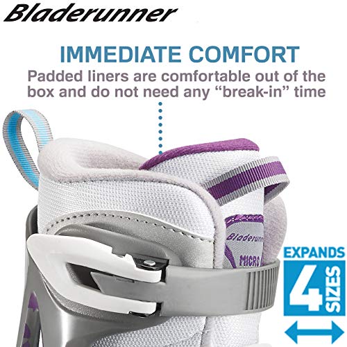 Bladerunner Kids Ice Skates, Black/Green, Size 5-8 #TOP5