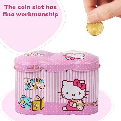 Image of Zest 4 Toyz Money Bank for Kids Metal Piggy Bank with Lock N Key Money Saving Box Gullak Money Box Coin Bank Kids Cash Box Return Gifts