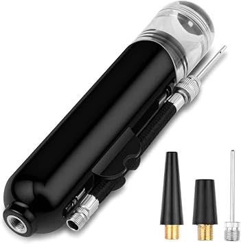 Xspring Ball Pump, Mini Handheld Air Pump, Needle Portable Two Way Blow Molding System, Hand Pump For Basketball, Football, Volleyball and Other Inflatable Equipment