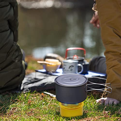 Fogão de acampamento a álcool | Pequeno forno de acampamento de alumínio - Forno de acampamento de 1