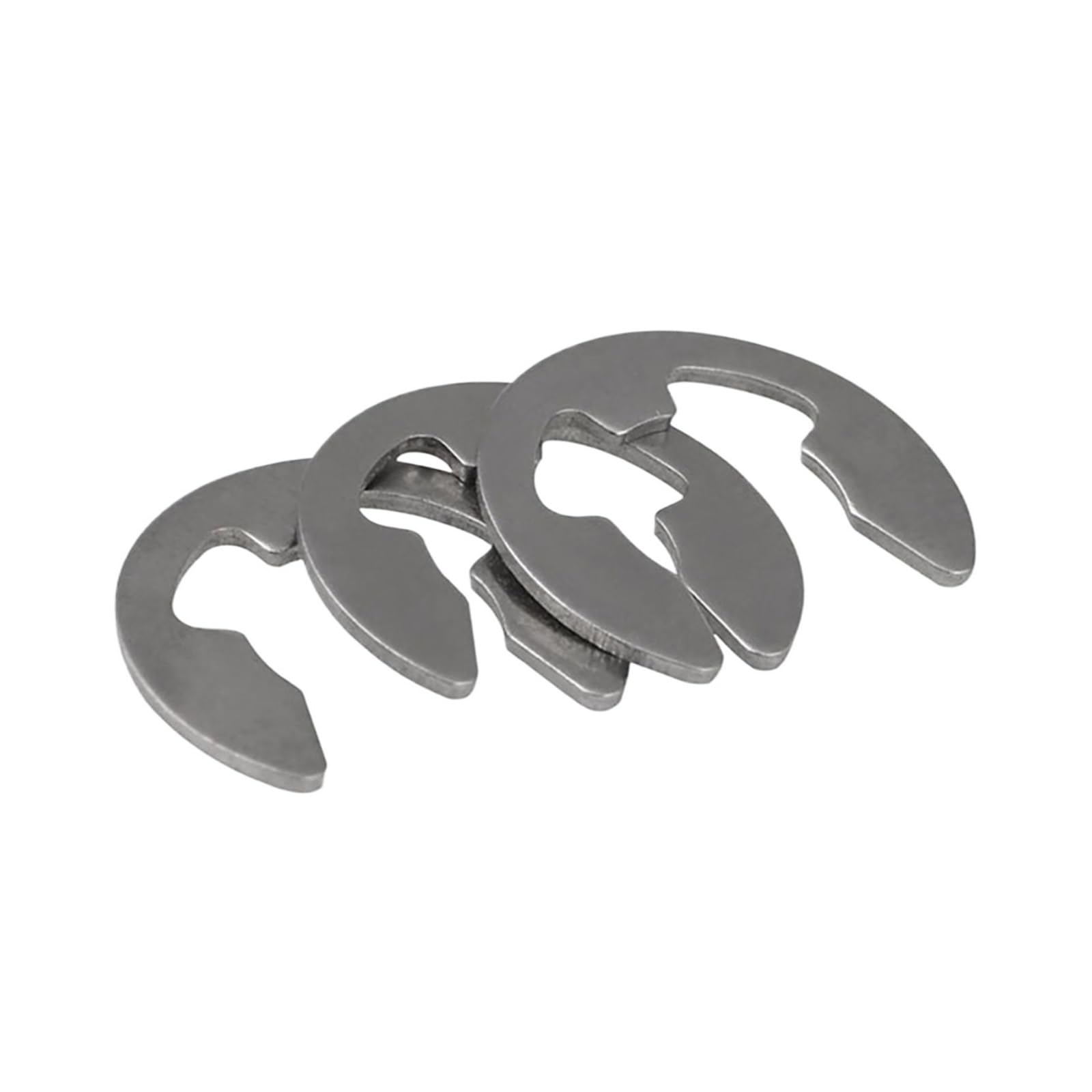 10/30/50 pezzi M1,5 M2. M3. M4 M5-M15 Rondella esterna dell'anello di sicurezza elastico della clip dell'acciaio inossidabile 304 E for il fissaggio dell'albero(50pcs,M15)