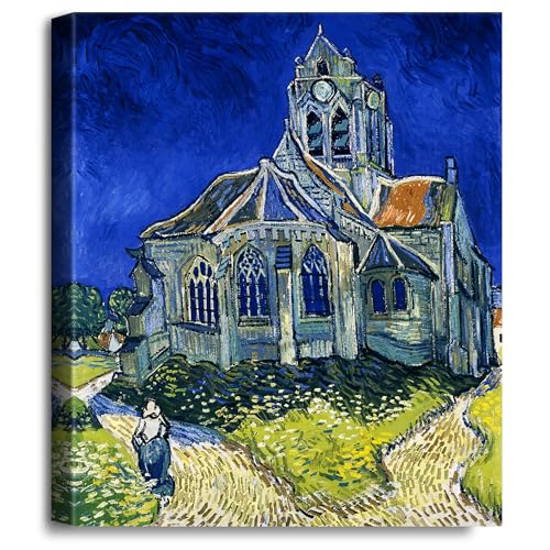 A&T ARTWORK Self Portrait by Vincent Van Gogh. The World Classic Art Reproductions, Giclee Canvas Prints Wall Art for Home Decor,45x36x1.5 inches