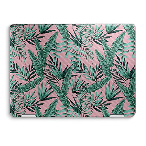 Image of MightySkins Carbon Fiber Skin Compatible with HP Spectre x360 14 inch (2022) Full Wrap Kit - Two Tone Tropical | Protective, Durable Textured Carbon Fiber Finish | Easy to Apply | Made in The USA