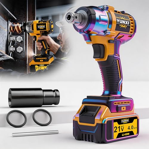 Image of Cordless impact wrench kit, impact with charger, lithium-ion, portable, fast charger - electric tools suitable for home and car maintenance and repair use (Wireless Charging Board Hand)