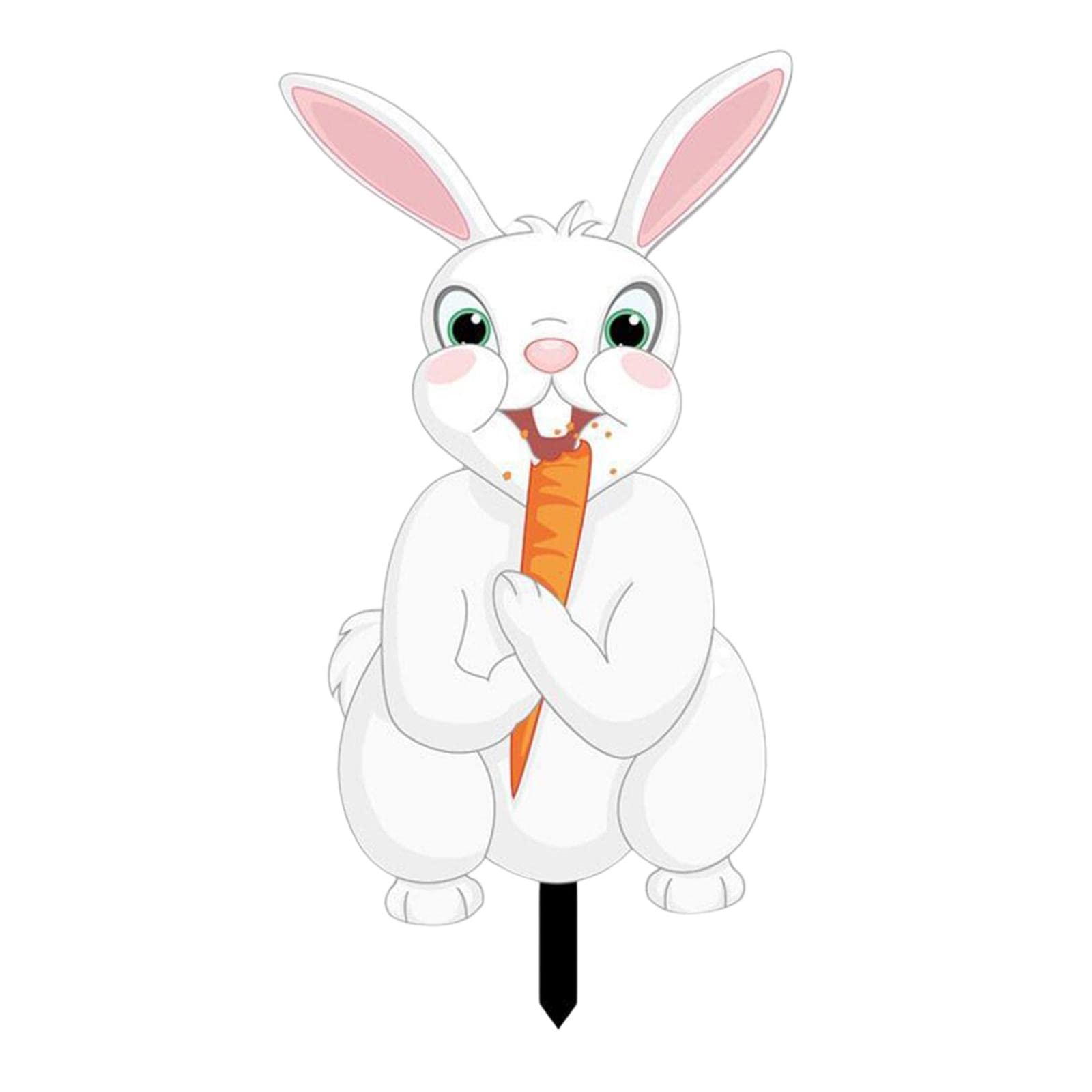 Rabbit Garden Art Bunny Easter Lawn Stakes Lawn Ornament for Pathway Holiday-image-46