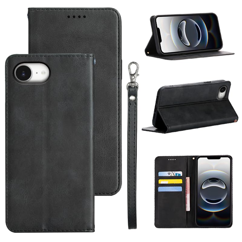 Apple iPhone 7 128GB ブラック 本体 手帳型ケース付き iPhone 7 Black 128 GB SIMフリー 手帳ケース付き 家電/PCスマホ