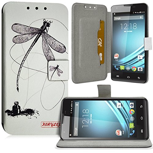 KARYLAX Seluxion - Etui Support Porte-Carte Universel M avec Motif LM01 pour Kazam Thunder² 4.5L