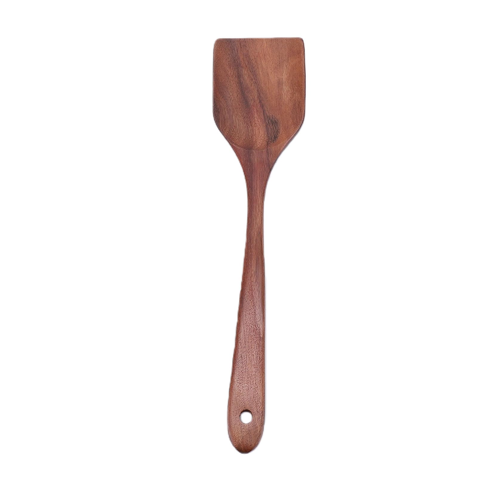 Fockety CuillèRes En Bois Pour La Cuisine, Ensemble D'Ustensiles De Cuisine En Bois De Teck Avec Manche Ergonomique Pour Une Prise En Main Confortable, Ensemble D'Ustensiles De