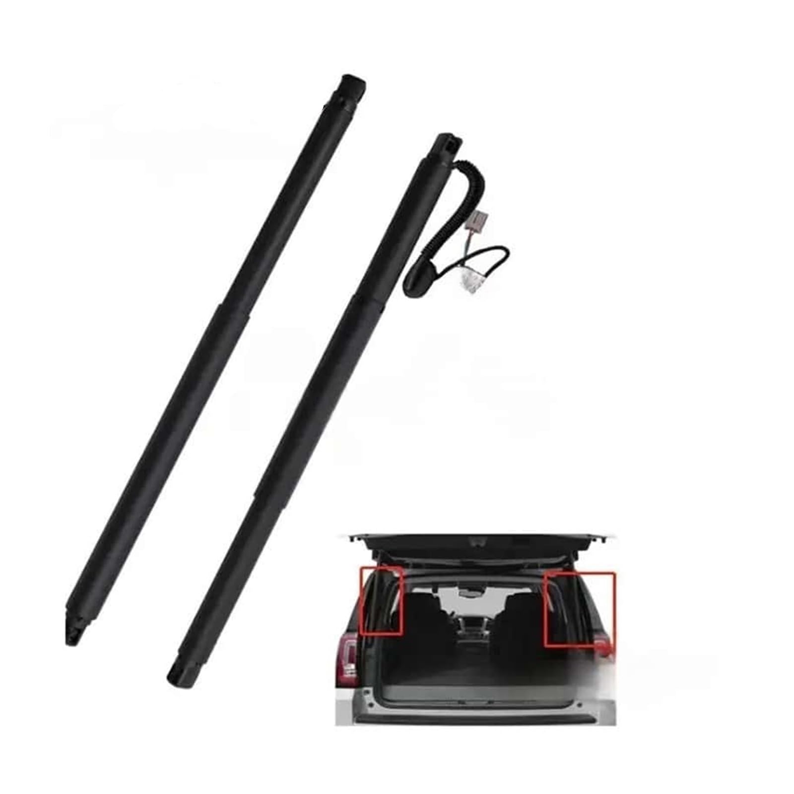 2PCS 106566400B 112969800A Original Liftgate Gas Spring Electric Tailgate Support Rod Compatible For Tesla Model X 2015-2021 Bran