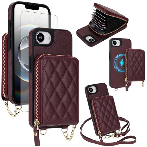 Coque iPhone SE 4 porte-carte RFID et bandoulière pour vos sorties