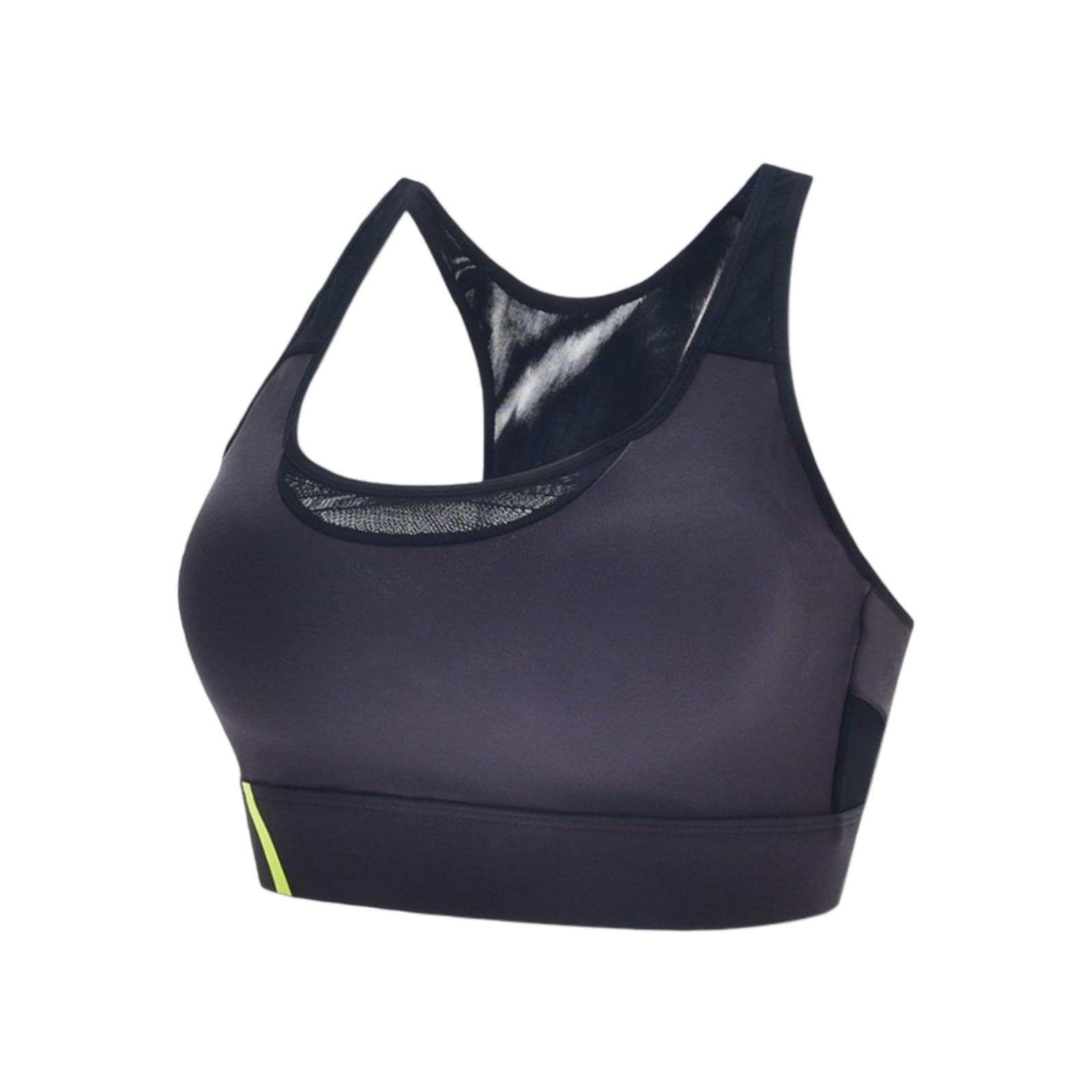 Sujetador Yoga Deportivo Básico A Prueba De Choques para Mujeres Chaleco Brassiere Ajustar La Ropa Interior Sin Costuras Fitness Exterior-Light Purple-m