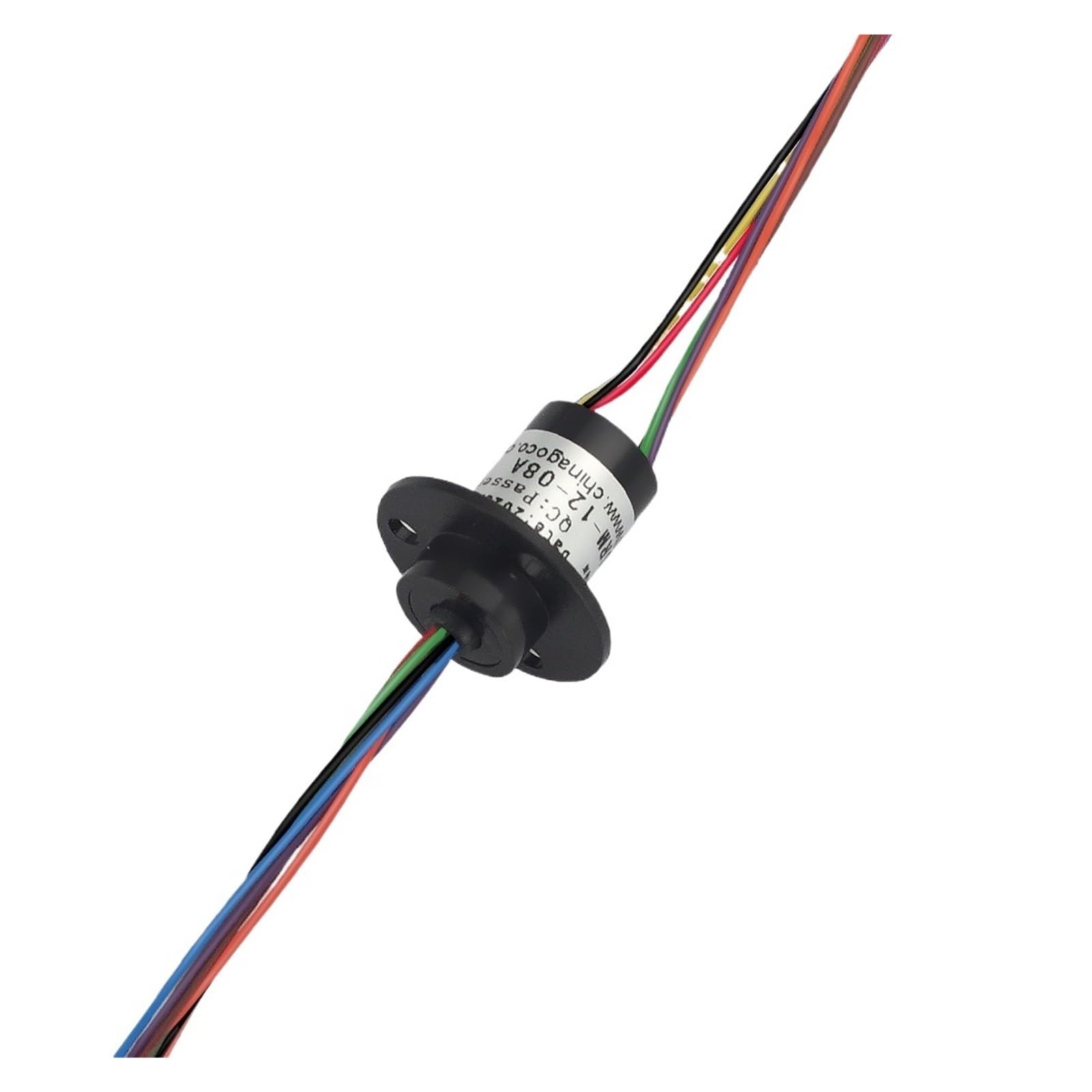 Bague collectrice électrique 8 anneaux pour rotation fluide de caméra de suivi