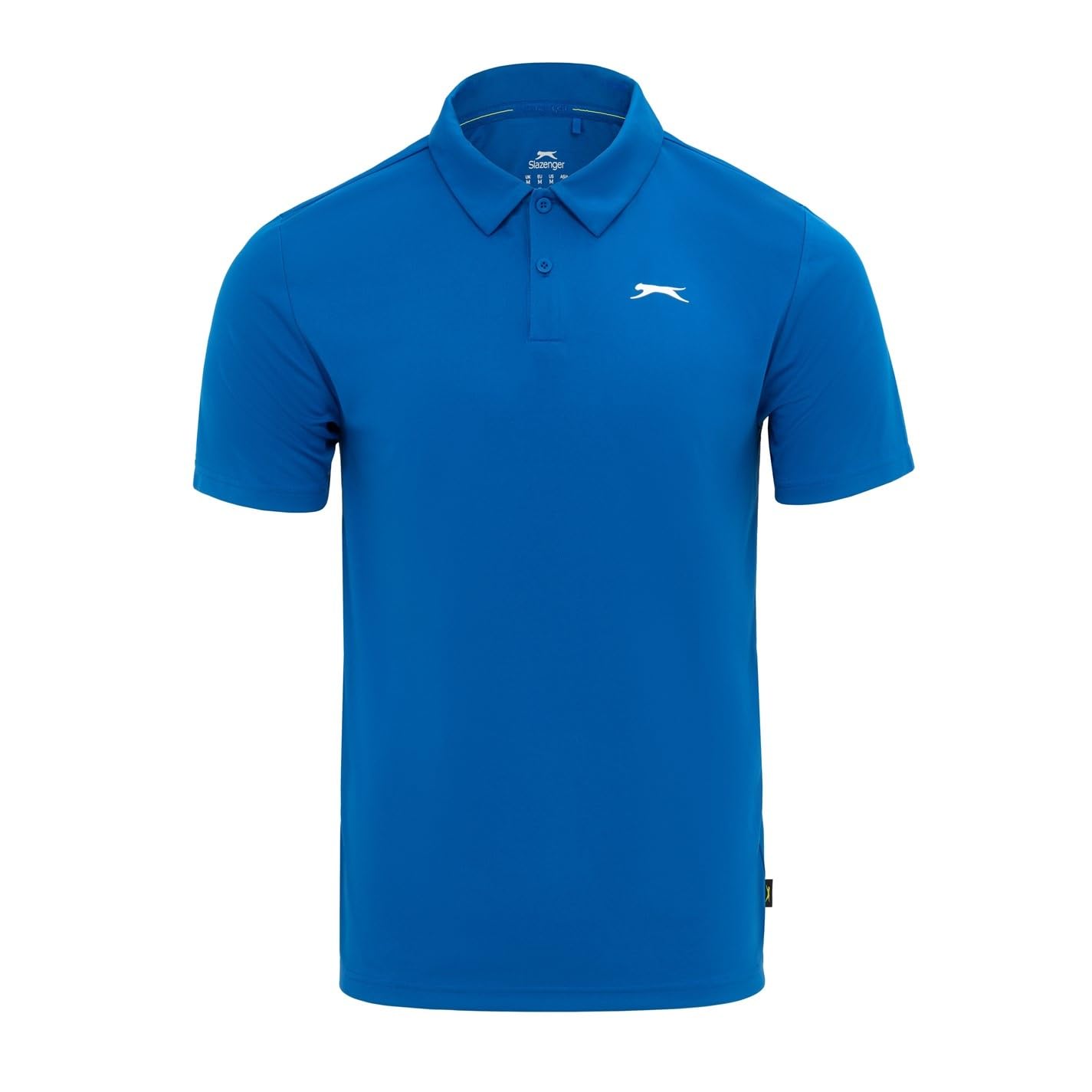 Slazenger Mens Golf Solid Polo Blue XL