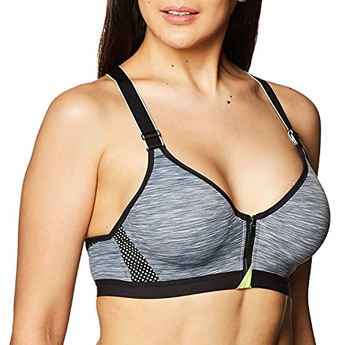 Maidenform Women's Sport Secure Zip Front Underwire Racerback DM7991