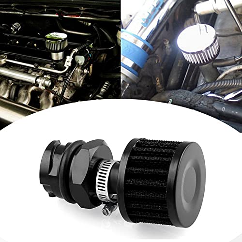 Valve Cover Oil Cap, Yctze Valve Cover Oil Cap With Breather Aluminum Alloy Replacement For Ls1 Ls6 Ls2 Ls3 Ls7 Black For 5.3 Valve Cover Breather Ls Valve Covers Oil Cap Chrome Breather Ls Valv #TOP2