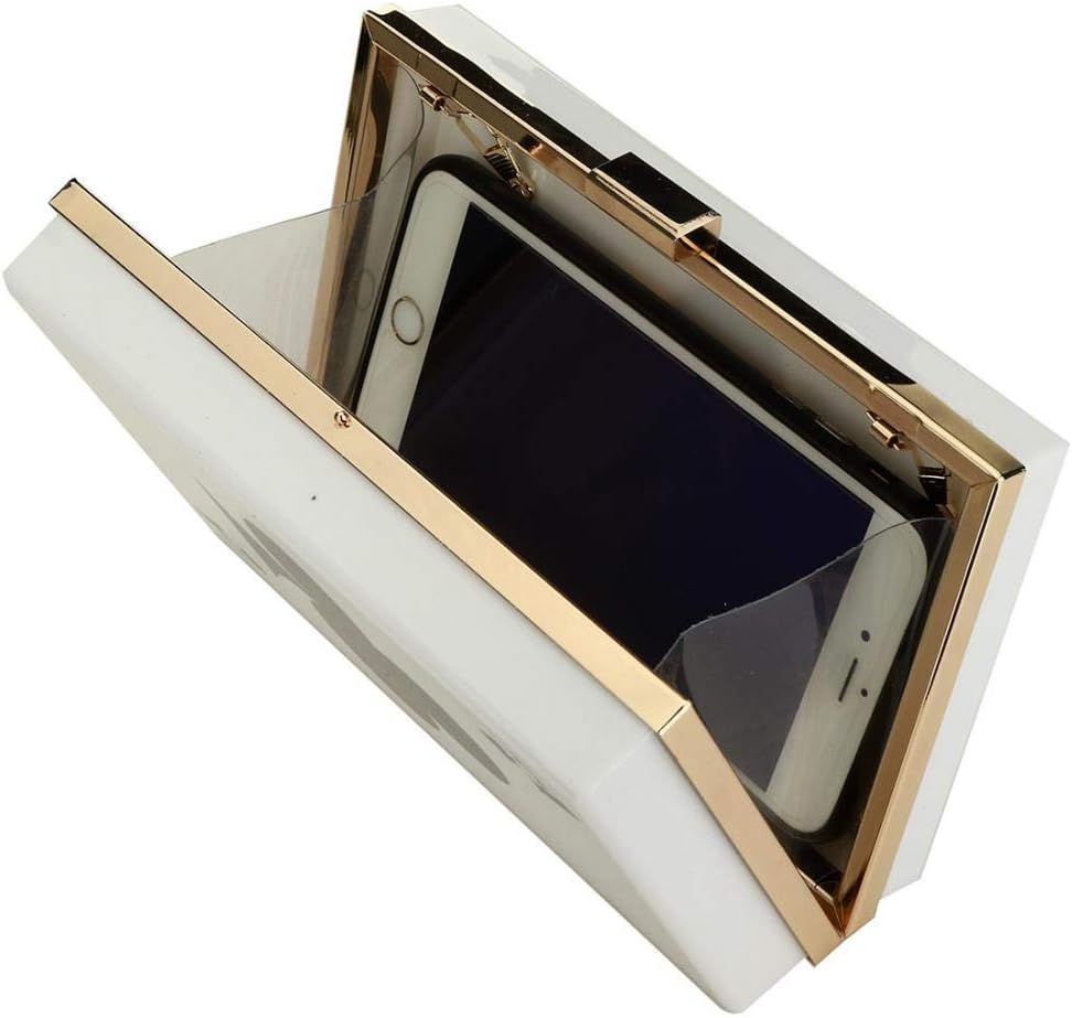 Women Clutches Evening Bags Acrylic Multicolor Purses and Handbags Shoulder Cross Body Bag Formal Wedding Prom Party - Image 5