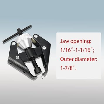 Battery Terminal and Wiper Arm Puller, Heavy Duty Arm Bearing Remover Puller Tool, Windshield Wiper Repair Tool Kit 6-28 mm, Automotive Replacement Accessories Universal for Most Cars (Style 1)