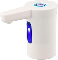 Vista 9 de Dispensador de bomba de agua eléctrica recargable para botellas de 2 a 5 galones, dispensador de agua portátil con carga USB, operación de un solo