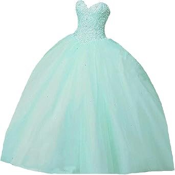 QXMYOO Sweetherart Long Prom Dress Lace Ball Gown Quinceanera Dresses 2026