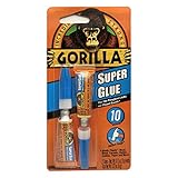 Gorilla Super Glue, 0.11 Oz Tubes, Pack of 2 Tubes