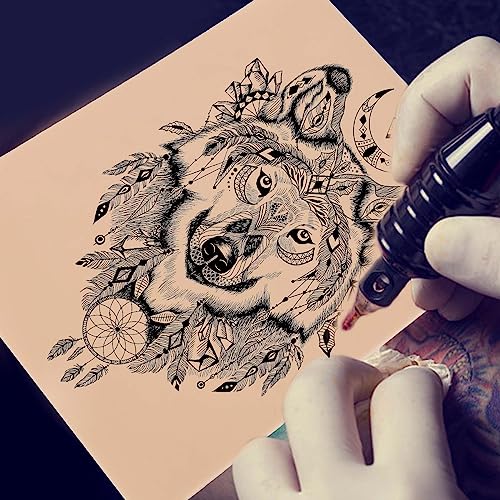 Mkitnvy 15 pièces Fausse Peau Tatouage,Peau Synthétique Tatouage – vue 4