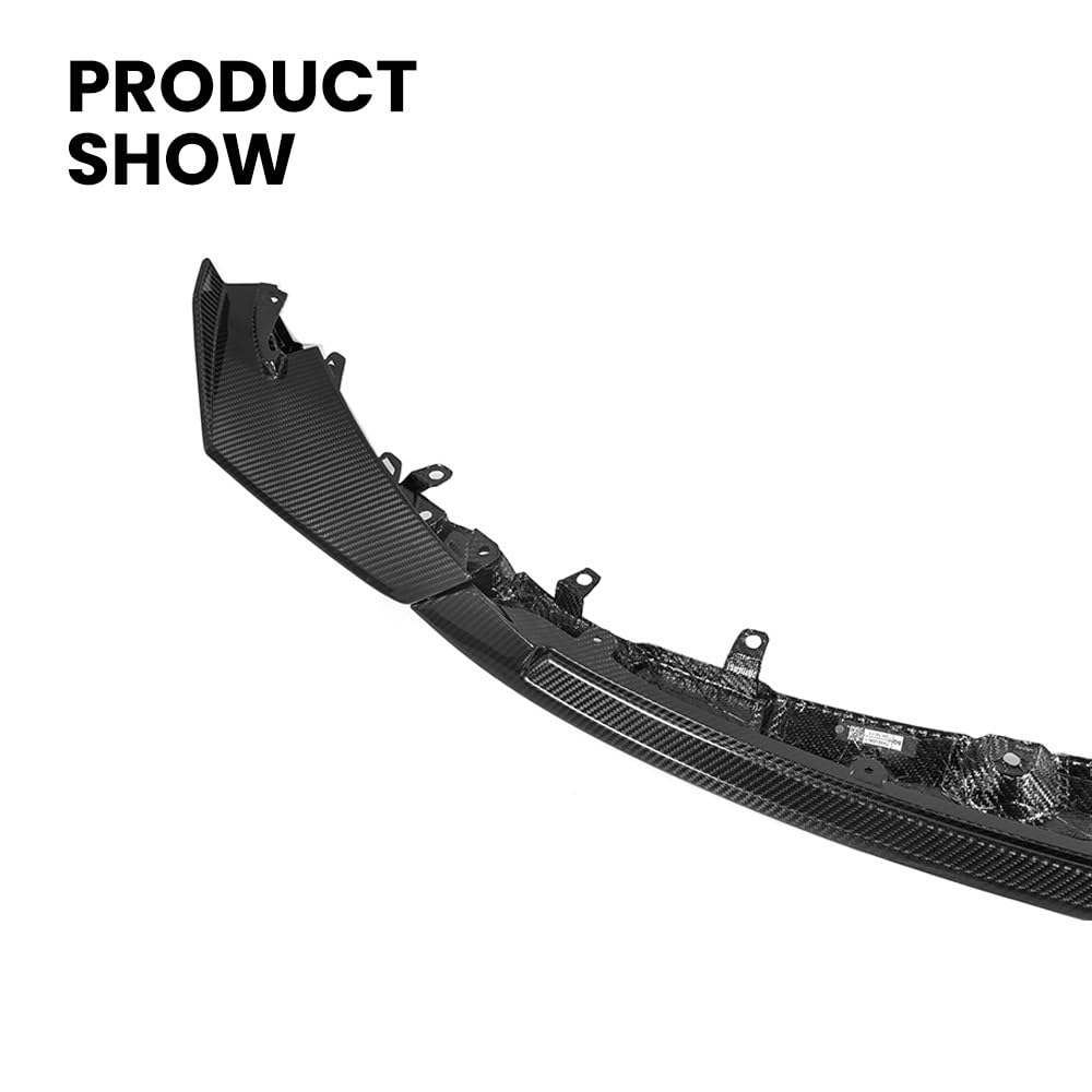 Uniwersalny spoiler Do BMW M3 G80 G81 M4 G82 G83 CS Dry | 2021 2021-INaReal Style-INaReal Carbon Fiber Włókno węglowe Przedni Dokładka przedniego zderzaka