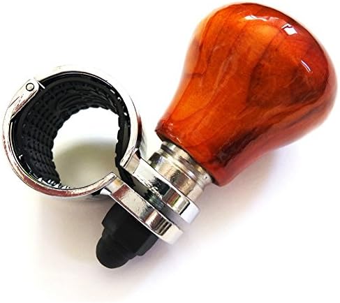 [Handicrafts using wood] Can be mounted on all models Luxury design Vehicle handle Spinner Power handle Spinner handle Car steering wheel Car accessories Spinner Knob steering knob for car