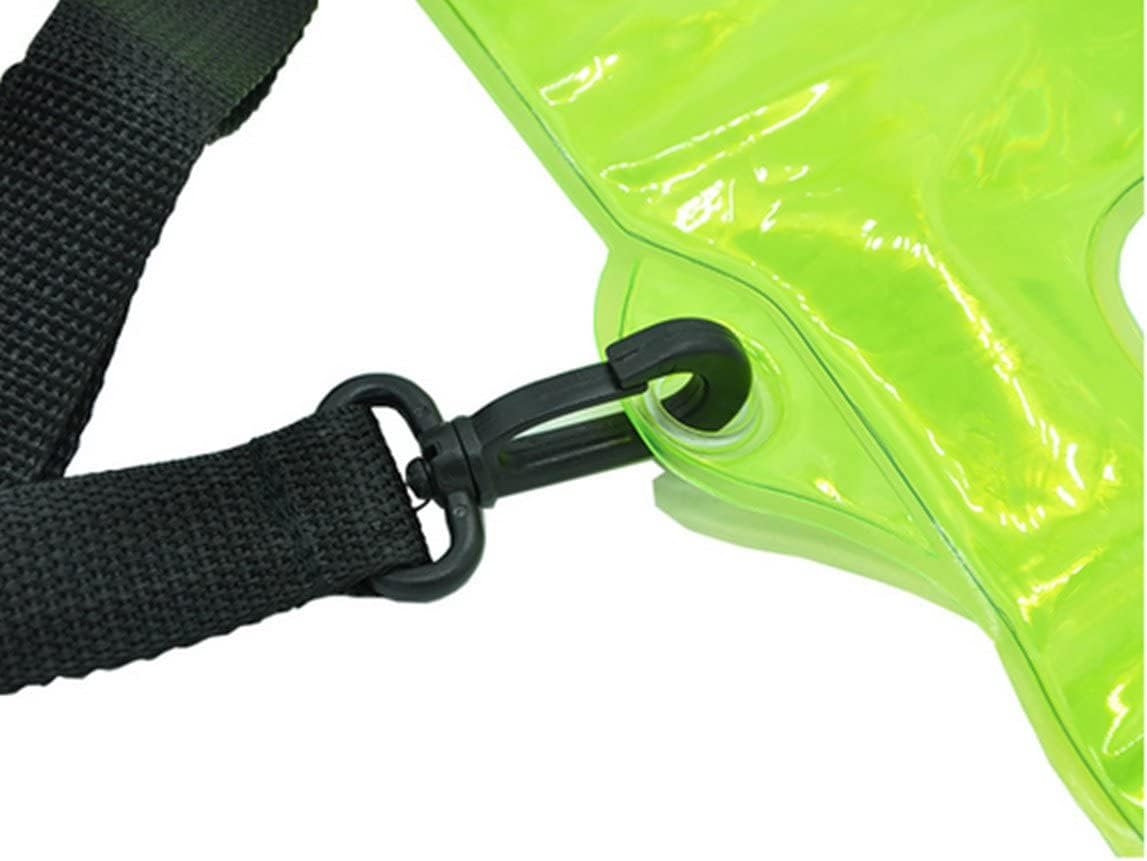 Lsgoodcare 5Pcs Portable Two Way Radio Waterproof Rainproof Bag Case Pouch Compatible with Motorola Kenwood Midland UV-3R UV-5R PX-888 Walkie Talkie Radio,5 Inch x 13.8 Inch, Green