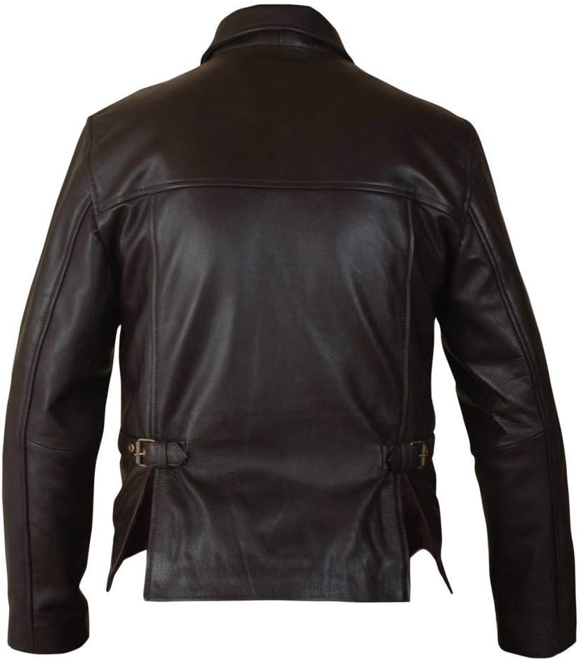 Flesh & Hide F&H Men's Indiana Jones Harrison Genuine Leather Jacket - Image 2