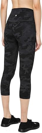 Lululemon Athletica Align Crop 21 inch Heritage 365 Camo Deep Coal, 2