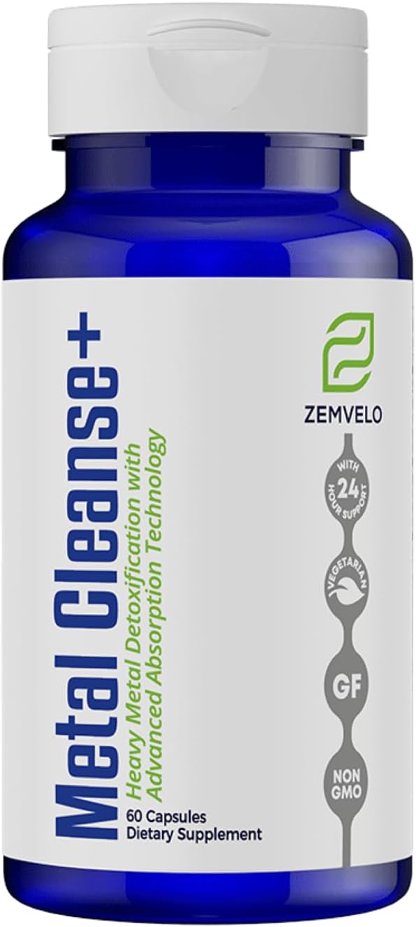 Metal Cleanse+ - Supports Detoxification | Promotes Healthy Immune System | Defends Against Heavy Metals | 60 Day Supply