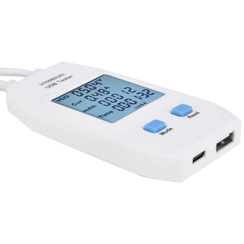 Tester USB UNI-T UT658 – Voltmetro Amperometro Digitale Con Misuratore Di Capacità – Controlla Caricabatterie E Power Bank - 2