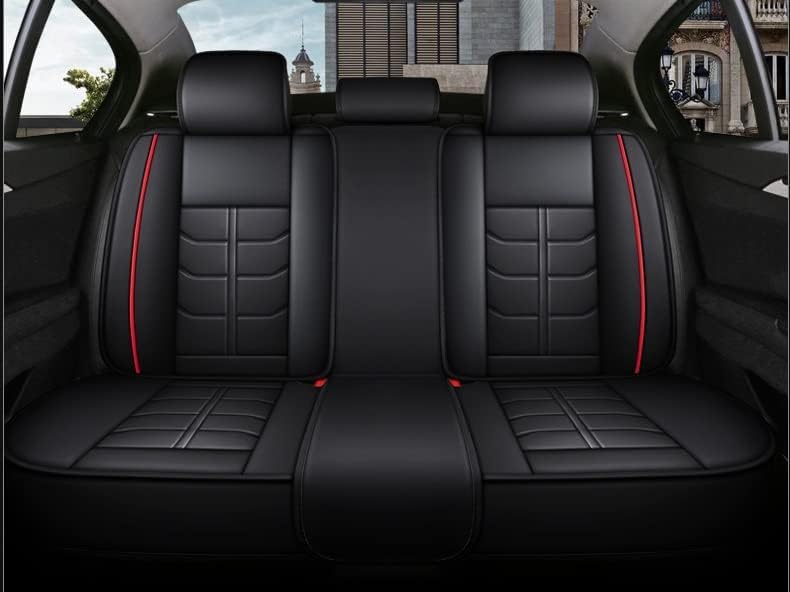 KAEW Fundas de Asientos para Hyundai Kona Hybrid/Electric/N SUV 2018-2020 2021 2022 2023 2024 2025, Cubiertas de Cuero de Asiento para Delanteros y Traseros, Impermeable Fundas Asientos Coche