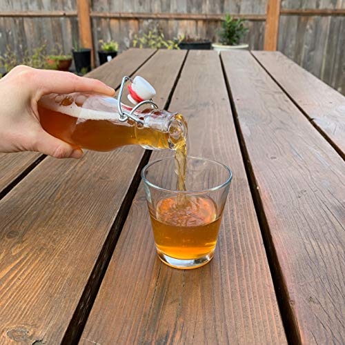 Bormioli Rocco Swing Top Glass Bottles, 8.5 Ounce - Set Of 4 #TOP3