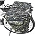 Pesoncarl Bike Saddle Bag, Large Camo Panniers Bike Bags, Protable Rack Bag with Reflective Stripe & Multi Pockets, Saddle Bags for Rear Rack, Trunk for Mountain