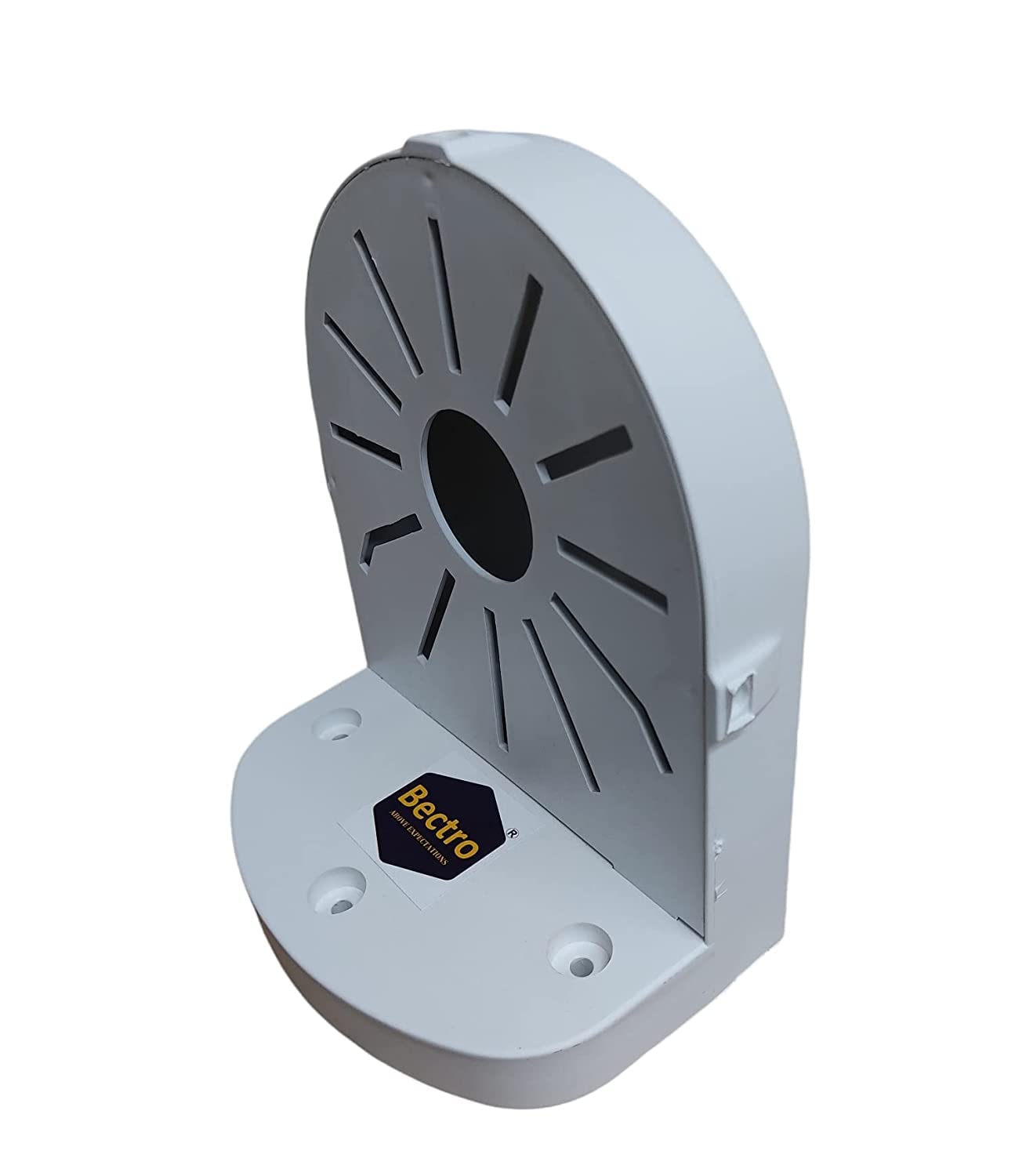 Raise PVC CCTV Dome & Bullet Camera L-Type Mounting Bracket/Stand with 6" Base for Indoor & Outdoor Usage, Compatible with 1MP to 12MP Resolutions Camera (Big)-image-30