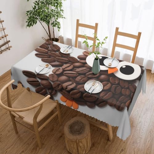 Nappe de table rectangle chouettes mignonnes contre les taches de repas - 2