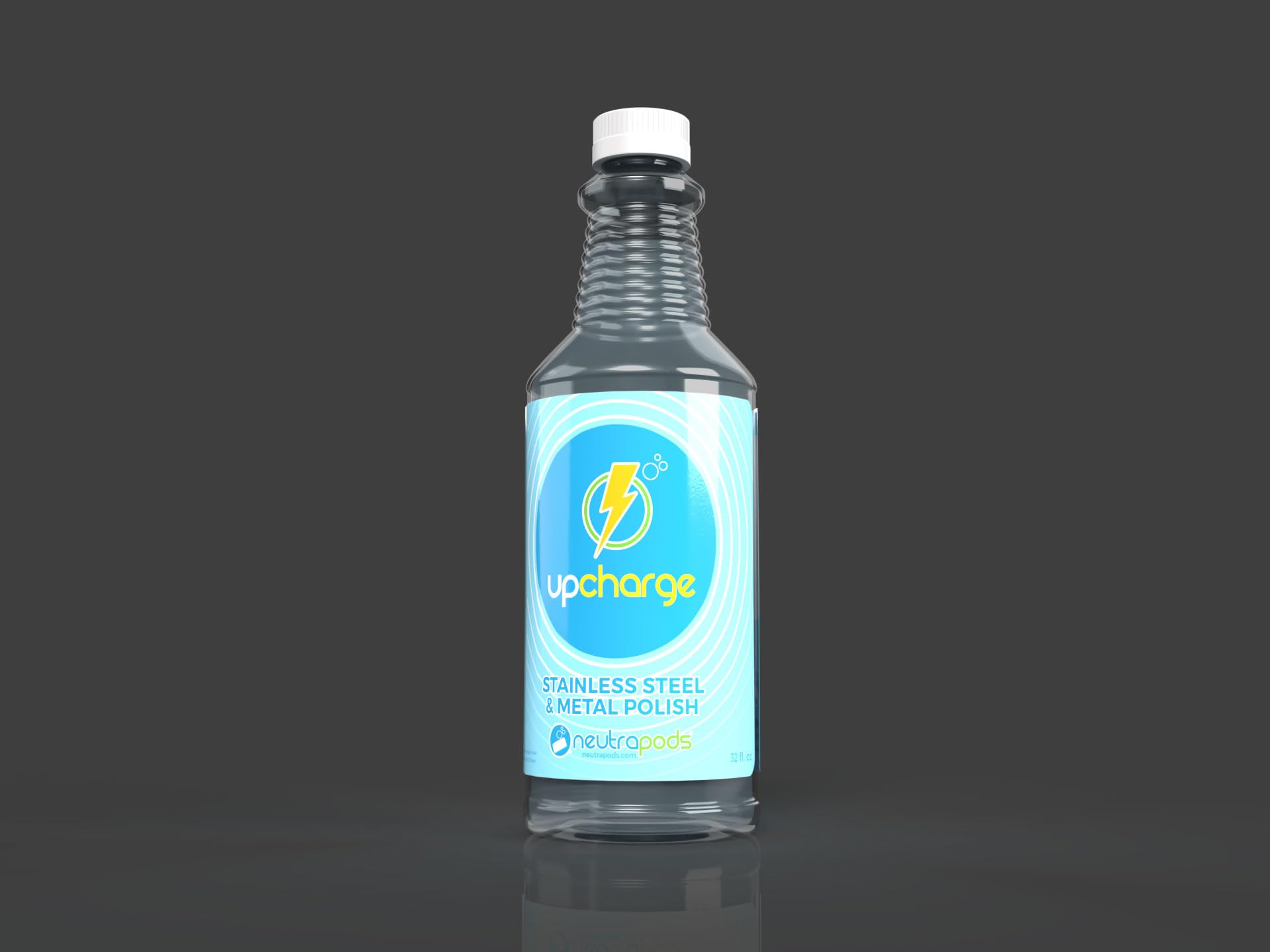 UpCharge Stainless Steel Cleaner & Polish – Professional-Grade Metal Surface Cleaner for Appliances, Kitchens, Fixtures & More – 32 oz Bottle
