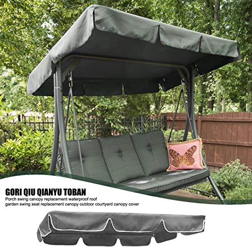Swing Canopy Replacement, Swing Canopy Cover, Waterproof Swing Top Cover, Outdoor Patio Swing Canopy Replacement Top Cover, Swing Accessories, Top Cover Only #TOP1