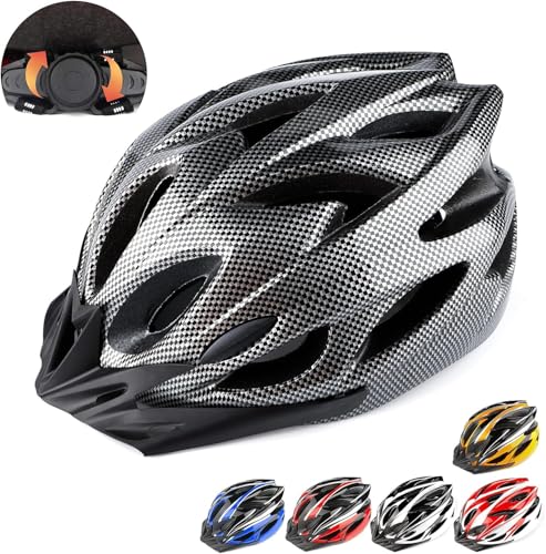 RaMokey Fahrradhelm für Erwachsene Herren Damen, EPS-Körper + PC-Schale, MTB Mountainbike Helm mit...