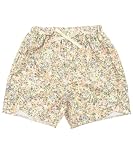 [Bee] ビー ショートパンツ ガールズ 女の子 キッズ リボンスカラップ 夏 bas03169 140cm ベージュ地花柄