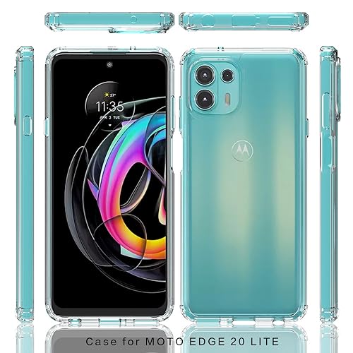 Coque Motorola Edge 20 Lite étui transparent résistant aux chocs - 6
