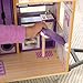 KidKraft Teeny House Wooden Dollhouse, Pull-Along with 10-Piece Accessories, for 12-Inch Dolls, Gift for Ages 3+