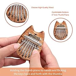 Piano à Pouce Kalimba, Piano à Doigt en Bois Massif, Portable Musique Thumb Piano, Pouce Doigt Piano, Portable… - Les Beatles, Paul McCartney, John Lennon, RIngo Starr, George Harrison Piano à Pouce Kalimba, Piano à Doigt en Bois Massif, Portable Musique Thumb Piano, Pouce Doigt Piano, Portable… – Image 5