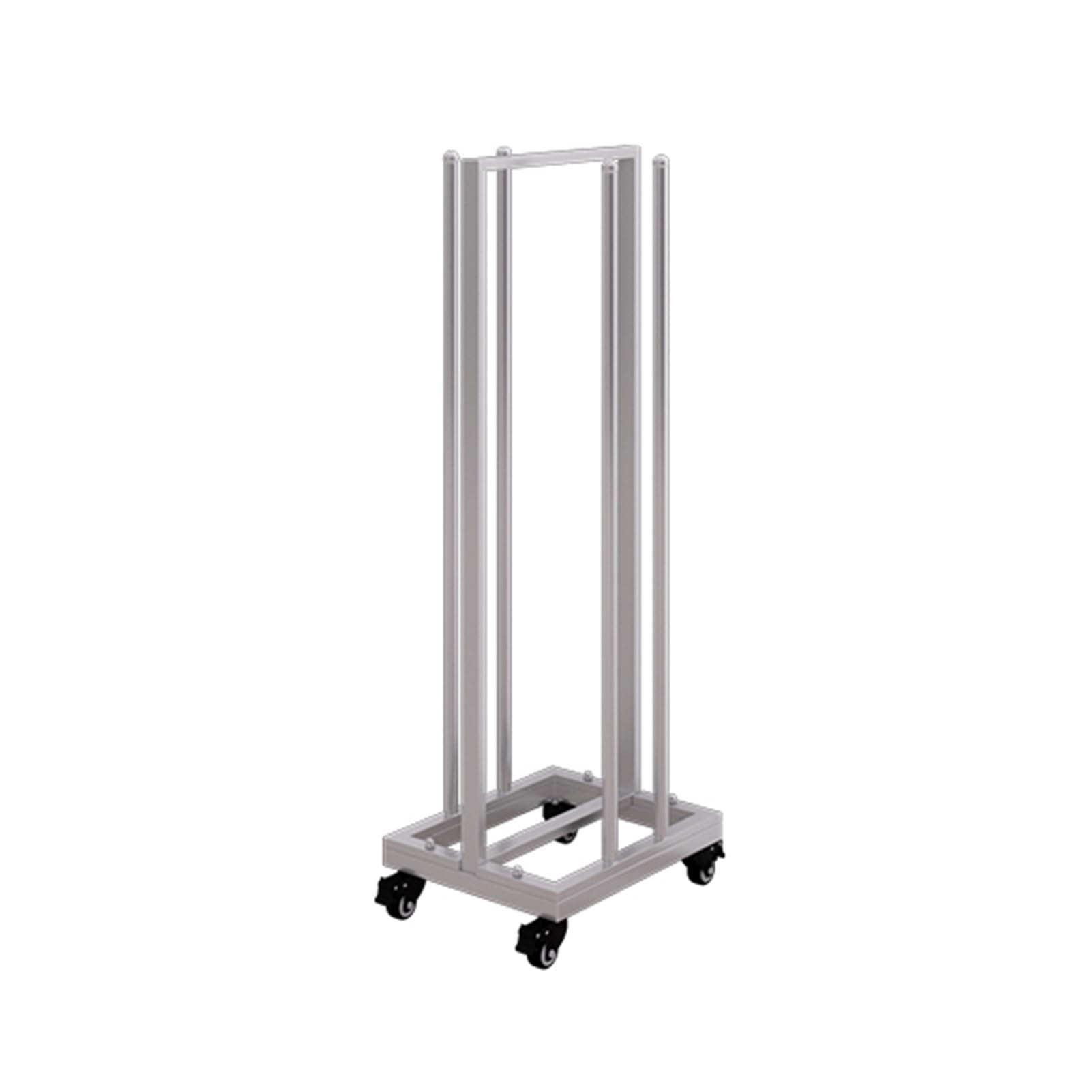 Chariot de rangement universel pour gagner de la place dans la buanderie