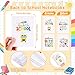 Resurhang 48 Pcs Back to School Gift Set for Operation Christmas Items First Day of Student School Notebooks Pencils Set Pencils with Small Spiral Notepad Party Favors Teacher Student Classroom Prizes