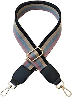 Umily 3,8 cm di larghezza Sostituzione della tracolla Cinturino regolabile in tela per tutte le fasce per borsa Borsa a tracolla Lunghezza 80-130 cm
