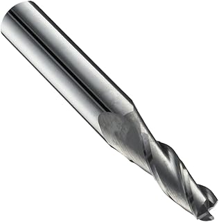 Niagara Cutter N23841 Carbide End Mill, Uncoated (Bright), 3 Flutes, 2 Degree Taper End, 1-3/4
